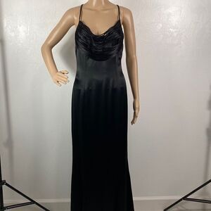 Rimini black maxi evening gown dress size 4